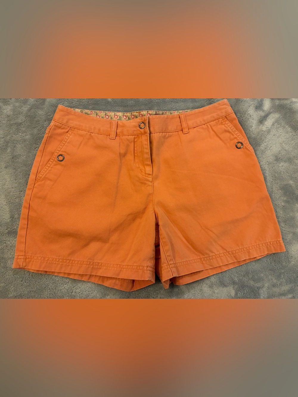 Ruff Hewn Y2K Women's Bright Orange Casual Shorts Size 6